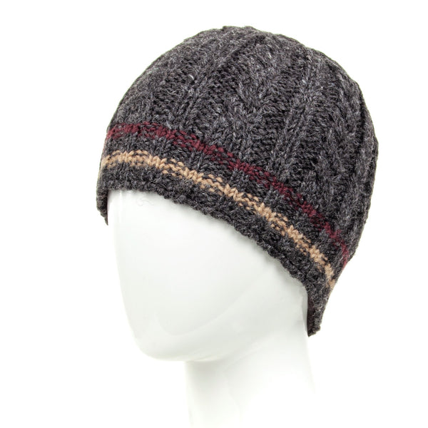 Trout Beanie - wool hat w/ fish pattern – Lost Horizons USA