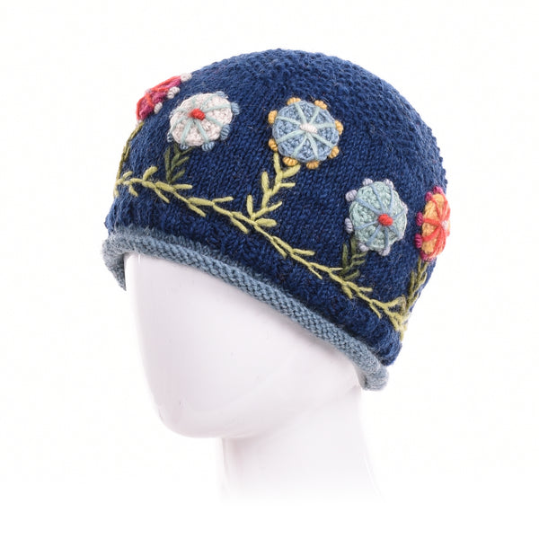 Embroidered deals wool hat