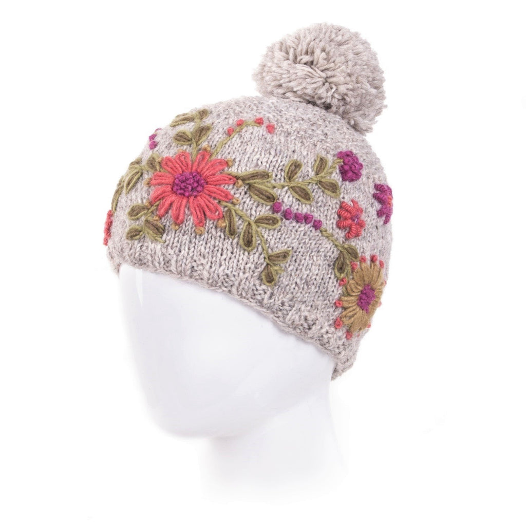  Cobric Women's Hats Luxury Brand Floral Beanie Hat