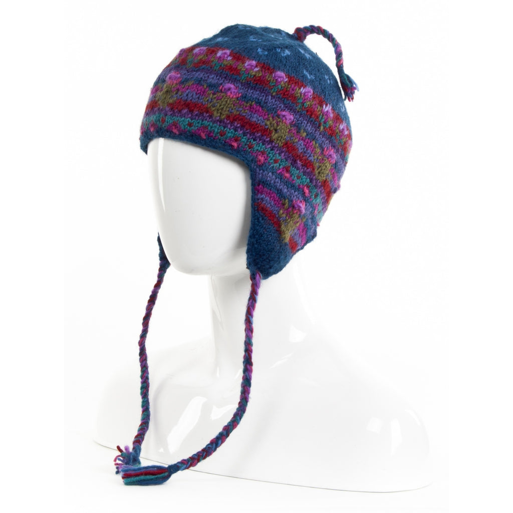 Loom knit ePattern: Knit Hat with Ear Flaps – CinDWood Looms